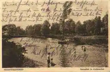 Neu-Finkenkrug Falkensee Badeanstalt im Lindenweiher o 14.5.1932