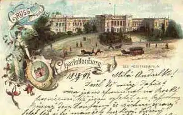 Charlottenburg Berlin Polytechnikum Litho o 29.9.1897