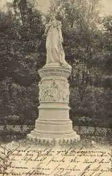 Tiergarten Berlin Denkmal Königin Louise o 25.3.1899