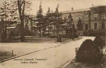 Tempelhof Berlin Standort Lazarett Äußere Station o ca. 1920