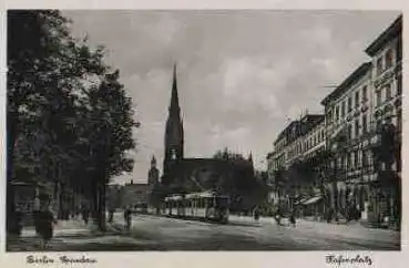 Spandau Berlin Hafenplatz Strassenbahn gebr. ca. 1940