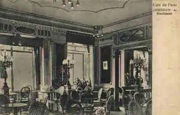 Dresden Cafe de Paris Seestrasse o ca. 1910