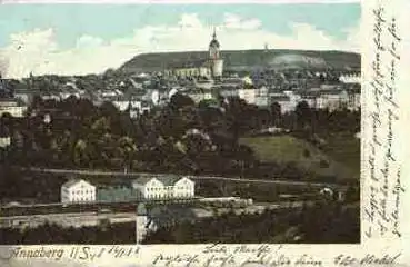 09456 Annaberg Erzgebirge Bahnhof o 17.2.1904