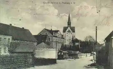 09603 Großschirma bei Freiberg o 20.7.1914