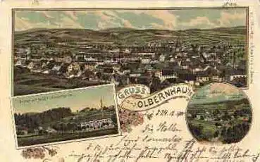 09526 Olbernhau Erzgebirge Litho o 24.12.1900