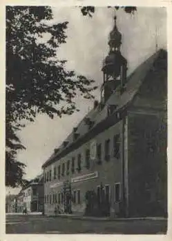 09496 Marienberg Sachsen Markt 2 HO-Gaststätte Ratskeller *ca. 1950