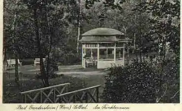 37581 Bad Gandersheim Harz Trinkbrunnen o 26.7.1937