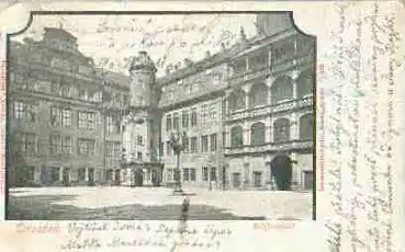Dresden Schlosshof o 14.8.1904