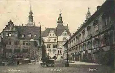 Dresden Schloss Stallhof o 13.8.1905
