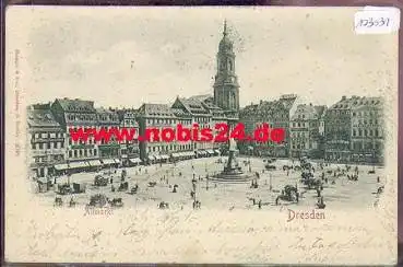 Dresden Altmarkt o 27.3.1901