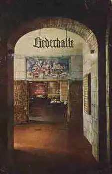 Dresden Bärenschänke Eingang zur Liederhalle gebr. ca. 1920