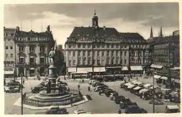 Dresden Altmarkt mit Germania-Denkmal *ca. 1940