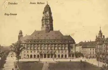 Dresden Neues Rathaus Ring-Strasse o 23.6.1914