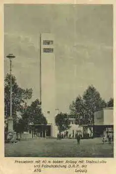 Dresden Jahresschau deutscher Arbeit 1927 Presseturm o 19.7.1927