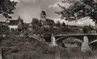 73207 Plochingen Neckar Brücke o 28.6.1960