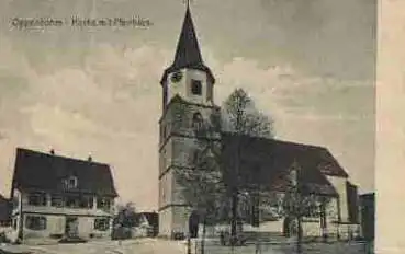 73663 Oppelsbohm Berglen Kirche Pfarrhaus o 28.7.1913