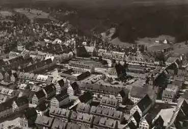 72250 Freudenstadt Schwarzwald Luftbild *ca. 1960