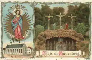 42553 Neviges Hardenberg Kirche mit Maria * ca. 1915