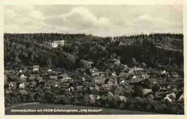 06507 Gernrode Harz mit FDGB Erholungsheim Fritz Heckert o 1.12.1957