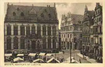 Bremen Marktplatz mit Schütting * ca. 1925