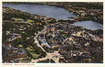 Hamburg aus der Vogelschau * ca. 1925
