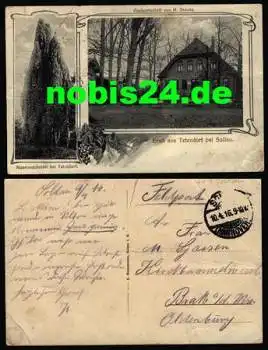 29614 Tetendorf bei Soltau Gastwirtschaft Drewes o 10.04.1916