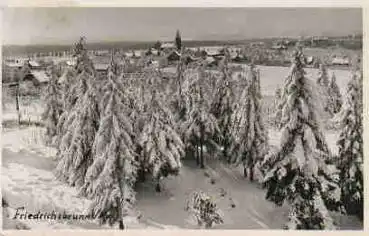 06507 Friedrichsbrunn im Winter o ca. 1940