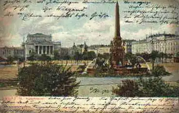 Leipzig Augustusplatz o 6.12.1905