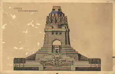 Leipzig Völkerschlachtdenkmal *ca. 1920