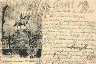 Karlsruhe Denkmal Kaiser Wilhelm I. o 2.6.1901