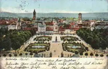 Karlsruhe Schlossplatz o 19.2.1905