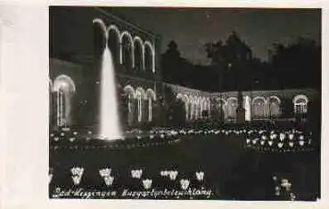 97688 Bad Kissingen Kurgartenbeleuchtung * ca. 1940