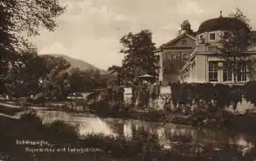 97688 Bad Kissingen Regentenbau Ludwigsbrücke o 18.8.1925