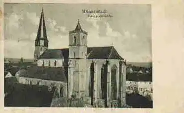 97702 Münnerstadt Stadtpfarrkirche o 15.8.1930