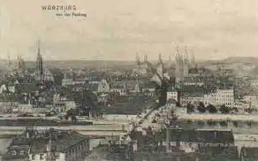 Würzburg von der Festung *ca. 1907