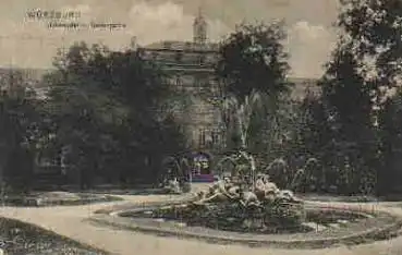 Würzburg Juliusspital Garten o ca. 1905