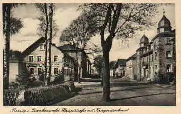 96332 Pressig Frankenwald  Hauptstrasse Kriegerdenkmal *ca. 1940