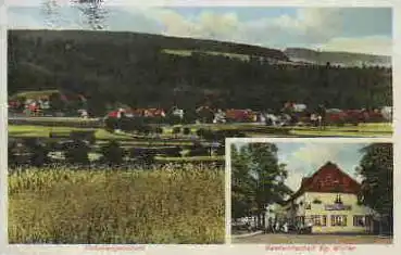 96257 Unterlangenstadt Gastwirtschaft Müller Landpoststempel o 8.9.1935
