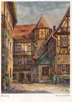 96317 Kronach Am scharfen Eck Künstlerkarte C. Freytag *ca. 1925