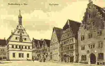 91541 Rothenburg ob der Tauber Marktplatz *ca. 1915