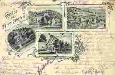 91247 Artelshofen Vorra Lithokarte Gasthaus Westphal o ca. 1900