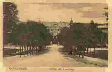 65582 Diez Oranienstein Schloss mit Hauptweg *ca. 1915