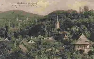 64342 Jugenheim Bergstrasse Kirche und Schloss Heiligenberg o 26.07.1912