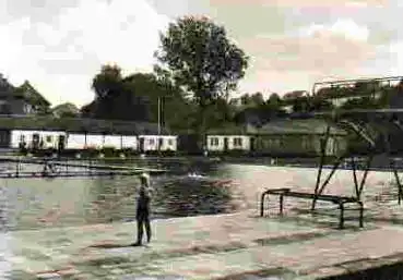 66564 Ottweiler Saar Schwimmbad *ca. 1960