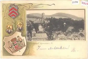 65817 Eppstein Taunus Prägelitho Wappen *ca. 1900