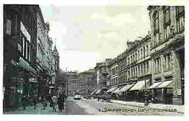 Saarbrücken Bahnhofstrasse o 26.11.1930 ​​​​​​​Bahnpost Frankfurt-Saarbrücken Zug 194