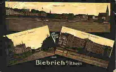 65203 Biebrich Rhein Feldpost Pionier Regiment 25 o 11.04.1915