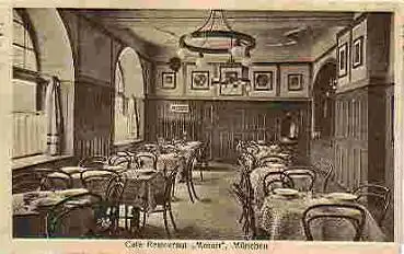 München Häberlstrasse 4 Cafe Restaurant Mozart o 30.06.1925
