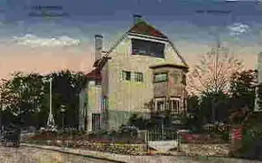 Darmstadt Künstlerkolonie Haus Christiansen Feldpost Feld Artillerie Regiment 25 o 1.7.1918