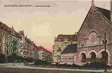 Mannheim-Lindenhof Rheinau-Strasse Kreisversammlung des Buchdruckervereins * 14.-16.6.1924